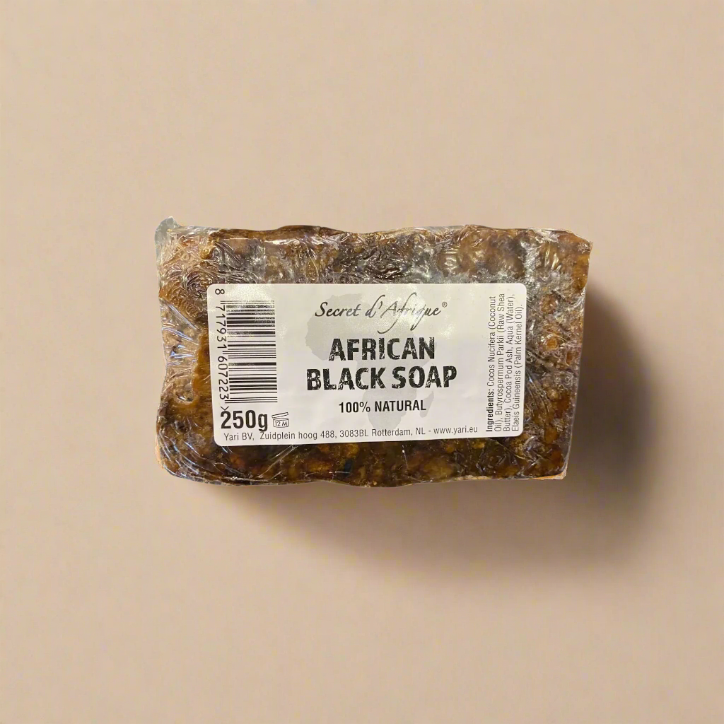 African Black Soap - Klassische Schwarze Seife aus Afrika für reine Haut